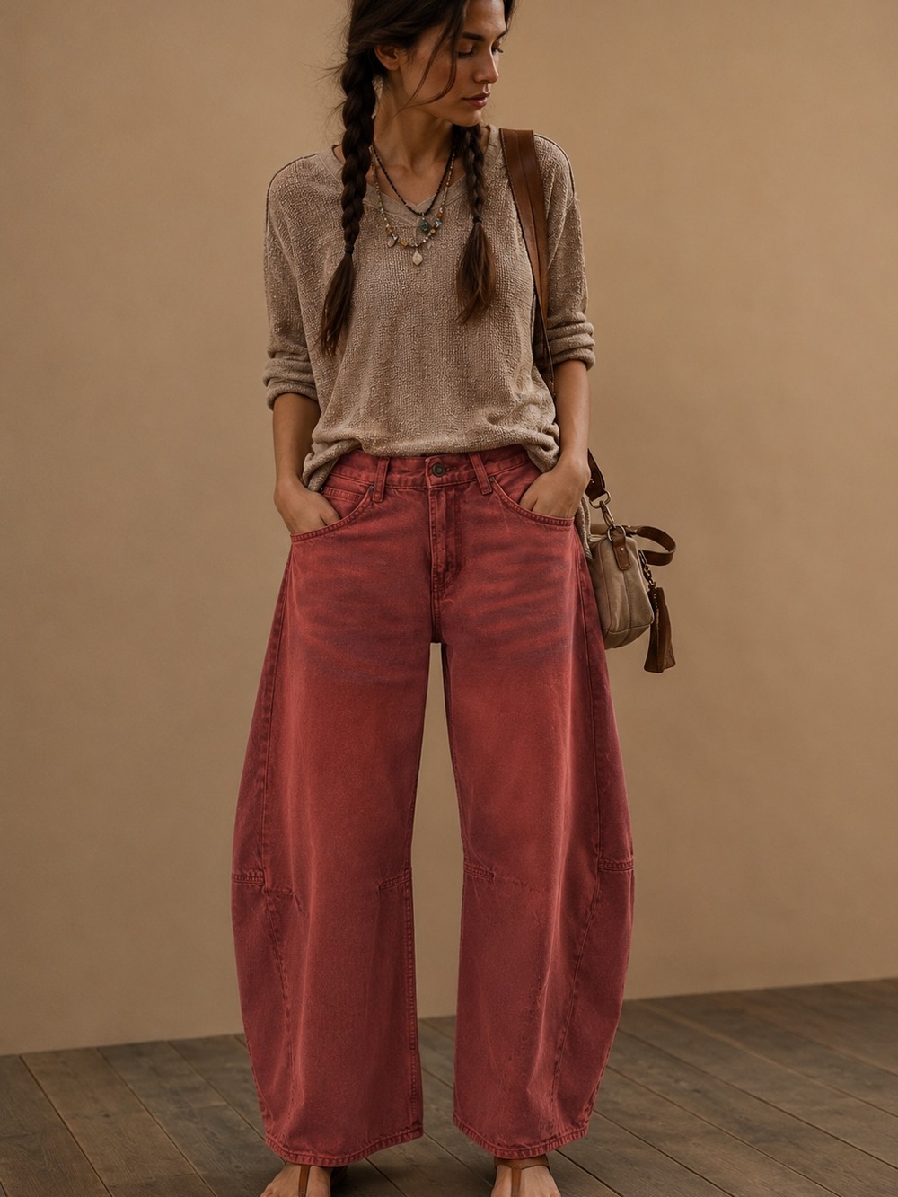 We The Free Good Luck Mid-Rise Barrel Jeans NWOT